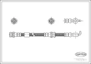 Bremsschlauch Vorderachse CORTECO 19032921
