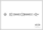 Bremsschlauch Vorderachse CORTECO 19032923