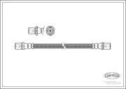Bremsschlauch Hinterachse CORTECO 19032954