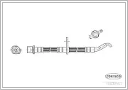 Bremsschlauch Vorderachse CORTECO 19032957