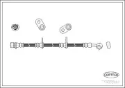 Bremsschlauch Vorderachse CORTECO 19032987
