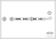 Bremsschlauch Vorderachse CORTECO 19033028