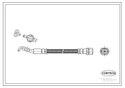 Bremsschlauch Hinterachse CORTECO 19033077