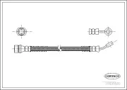 Bremsschlauch Vorderachse CORTECO 19033580