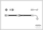 Bremsschlauch Hinterachse links CORTECO 19033583