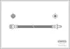 Bremsschlauch Hinterachse CORTECO 19033584
