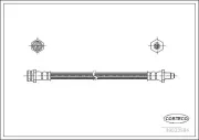 Bremsschlauch Hinterachse CORTECO 19033584
