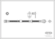 Bremsschlauch Vorderachse CORTECO 19033592