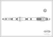 Bremsschlauch Vorderachse CORTECO 19033607