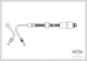 Bremsschlauch Hinterachse links CORTECO 19034265