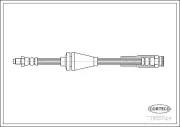 Bremsschlauch Vorderachse CORTECO 19034329