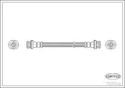 Bremsschlauch Hinterachse CORTECO 19034348