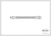 Bremsschlauch Hinterachse CORTECO 19034944