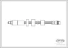 Bremsschlauch Vorderachse CORTECO 19034948