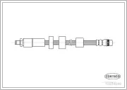 Bremsschlauch Vorderachse CORTECO 19034948