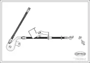 Bremsschlauch Vorderachse links CORTECO 19034953