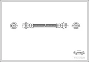 Bremsschlauch Hinterachse CORTECO 19035037
