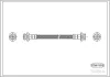 Bremsschlauch Hinterachse links Hinterachse rechts CORTECO 19035044