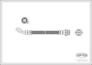 Bremsschlauch Hinterachse CORTECO 19035051