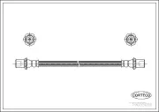 Bremsschlauch Hinterachse CORTECO 19035056