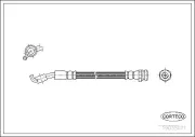 Bremsschlauch Hinterachse links CORTECO 19035071