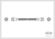 Bremsschlauch Hinterachse CORTECO 19035101