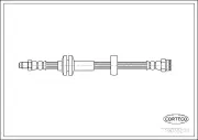 Bremsschlauch CORTECO 19035270