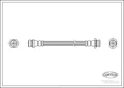 Bremsschlauch Hinterachse CORTECO 19035301