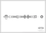Bremsschlauch Vorderachse CORTECO 19035324