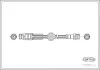 Bremsschlauch Hinterachse CORTECO 19035325