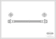 Bremsschlauch Hinterachse rechts CORTECO 19035334