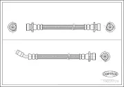 Bremsschlauch Hinterachse rechts CORTECO 19035729