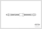 Bremsschlauch Vorderachse CORTECO 19035819
