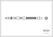 Bremsschlauch Hinterachse CORTECO 19035876