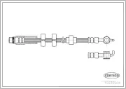 Bremsschlauch Vorderachse CORTECO 19035904