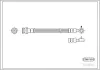 Bremsschlauch Vorderachse links CORTECO 19036191