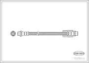 Bremsschlauch Vorderachse CORTECO 19036316