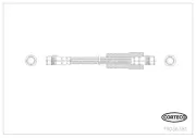 Bremsschlauch Hinterachse CORTECO 19036381