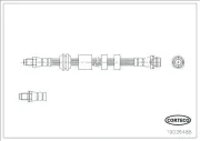 Bremsschlauch Vorderachse CORTECO 19036488