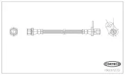 Bremsschlauch außen CORTECO 19037272