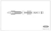 Bremsschlauch Vorderachse CORTECO 19037274