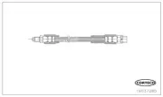 Bremsschlauch Hinterachse CORTECO 19037285