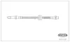 Bremsschlauch hinten CORTECO 19037291