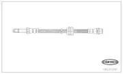 Bremsschlauch hinten CORTECO 19037291