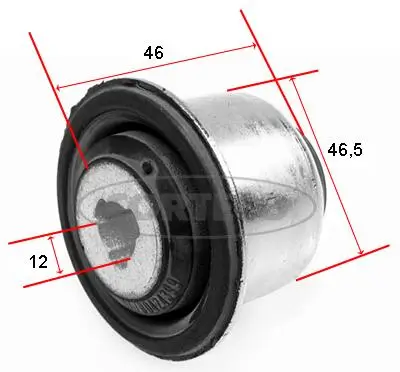 Lagerung, Lenker Vorderachse CORTECO 21652476