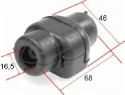 Lagerung, Stabilisator Vorderachse rechts links CORTECO 21652492