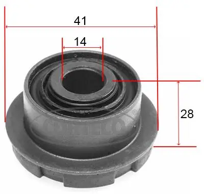 Lagerung, Lenker Vorderachse CORTECO 21652777 Bild Lagerung, Lenker Vorderachse CORTECO 21652777