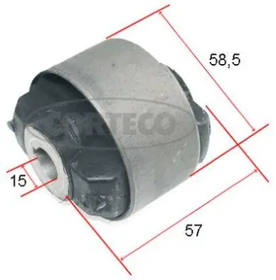 Lagerung, Lenker Vorderachse CORTECO 21652888