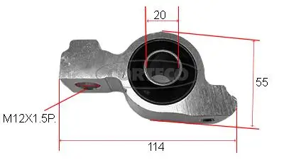 Lagerung, Lenker Vorderachse CORTECO 80000089