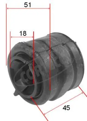 Lagerung, Stabilisator Vorderachse CORTECO 80000096